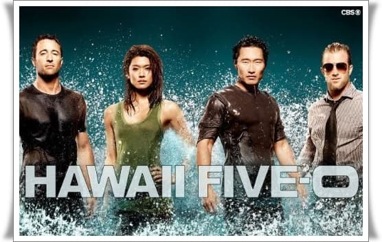 Alex O'Loughlin as Lieutenant Commander Steve McGarrett, Grace Park as Detective Kono Kalakaua, Daniel Dae Kim as Detective Chin Ho Kelly, and Scott Caan as Detective Danny "Danno" Williams