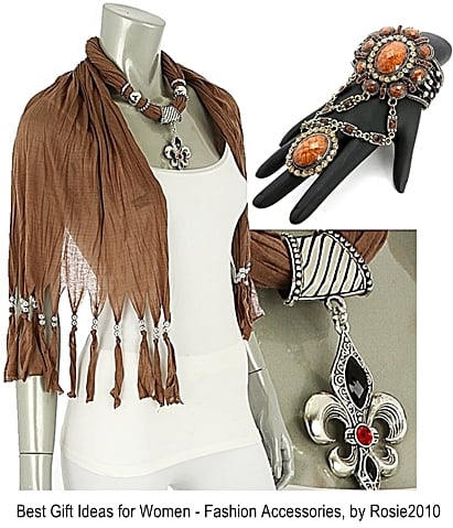 2013 Best Gift Ideas for Women - Fashion Accessories Gifts $100, by Rosie2010, photo collage by Rosie2010