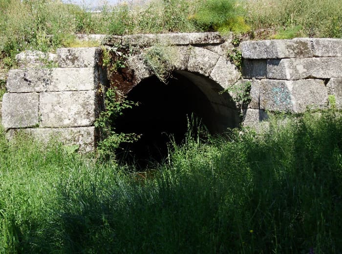 Remains of a Roman Sewer in Spain