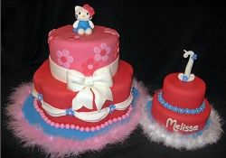 Photo and Hello Kitty Cake by Stacie, Whimsy Cakes