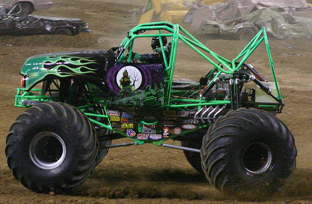 Grave Digger is one of the best-known and most famous monster trucks.
