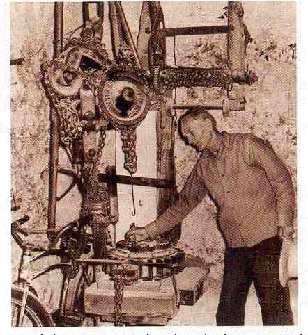 Ed Leedskalnin's Magnetic Flywheel Aparatus