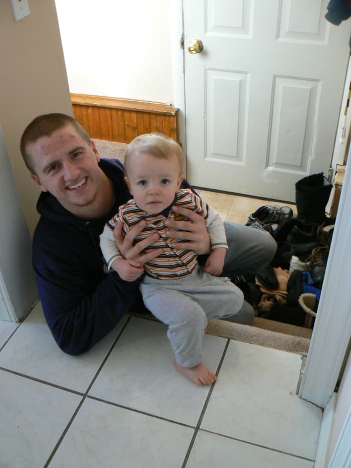 In order to teach babies how to go down the stairs, we need to be on the stairway with them.