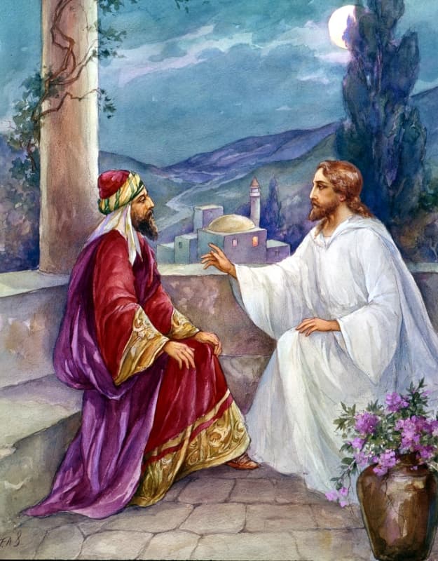 Jesus did not get into an argumentative debate with Nicodemus. He met Nicodemus where he was at, and preached to him in love.