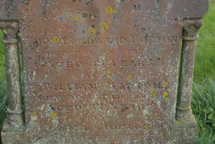 Thomas Edward, William and Emma Borton, St. Laud's Church, Sherington