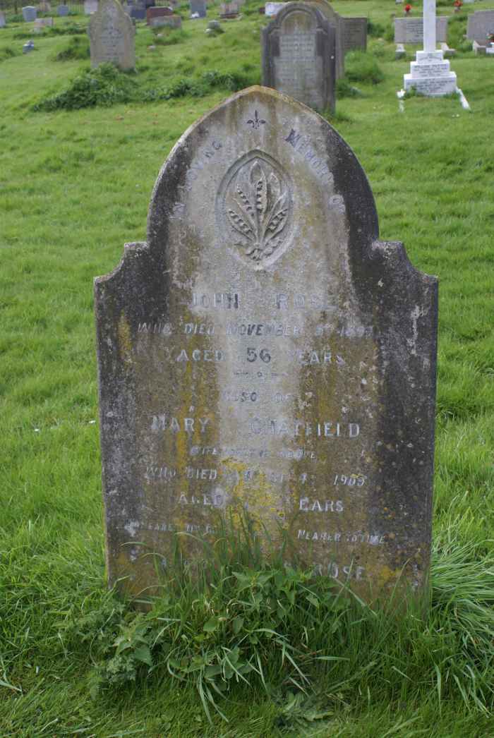 Mary Chatfield with John Rose, St. Laud's, Sherington, Buckinghamshire