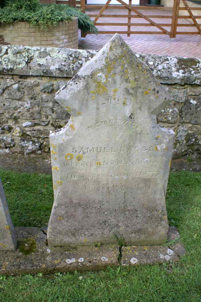 Baggs Gravestone at St. Mary & St. Rhadegund Church