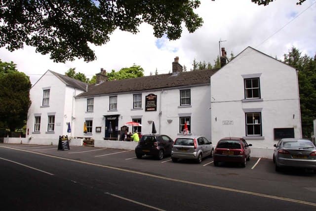 High Force Hotel, an excellent starting point for a walk or drive around the upper reaches of the Tees. There is a footpath you pay a token amount for maintenance to use, to reach ....
