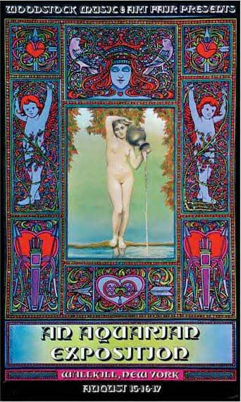 Wallkill Woodstock poster where the event was originally supposed to take place.
