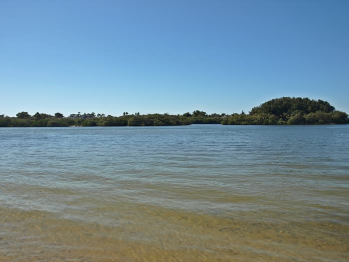The mouth of the Anclote River and some of the islands found here. Taken from Anclote River Park.