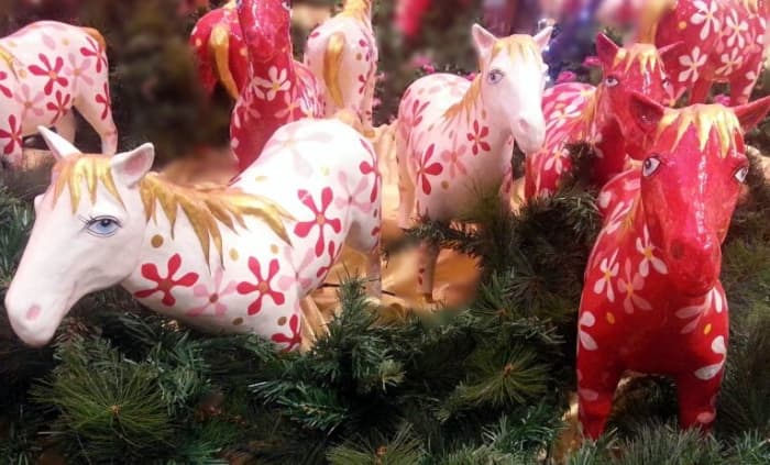 Horses were everywhere in shopping centers & in hotels in Malaysia in 2014, as it was the Year of the Horse