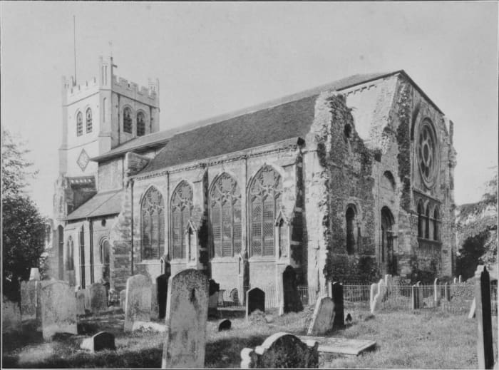 Waltham's church patronised and extended as a canonical college by Harold, and run by Dean Wulfwin
