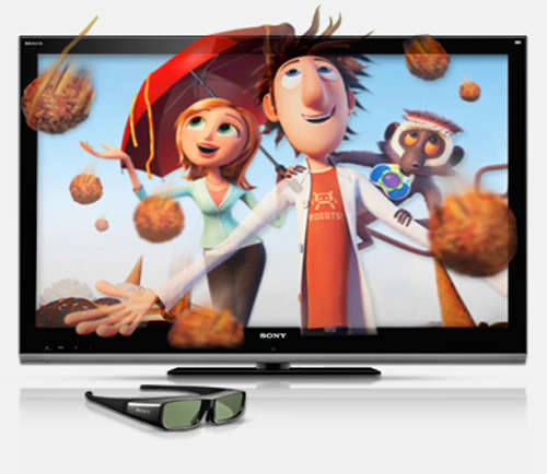 Sony XBR series TVs offer 3D functionality and come with a variety of pre-loaded Internet apps.