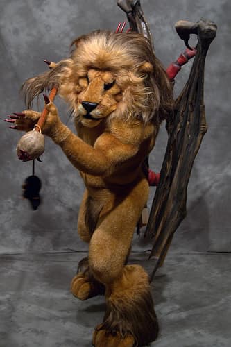 Part human, part lion, and part scorpion, a manticore is a legendary creature that may or may not possess wings and a bad attitude.