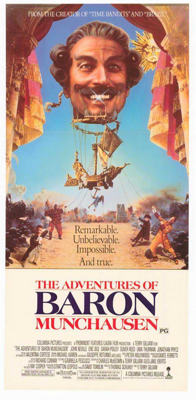 Las aventuras del barón Munchausen (1988)