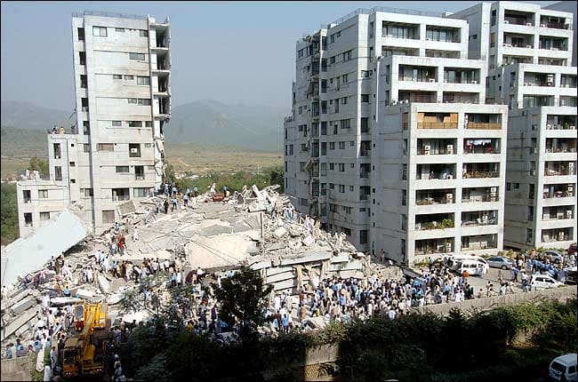 One of 85 schools destroyed (fortunately school was not in session at the time) in the Algeria earthquake of 10 October 1980.