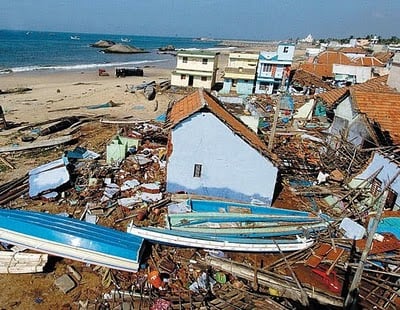 Just one view along the Indian Ocean coast following the megathrust earthquake of December 26, 2004.