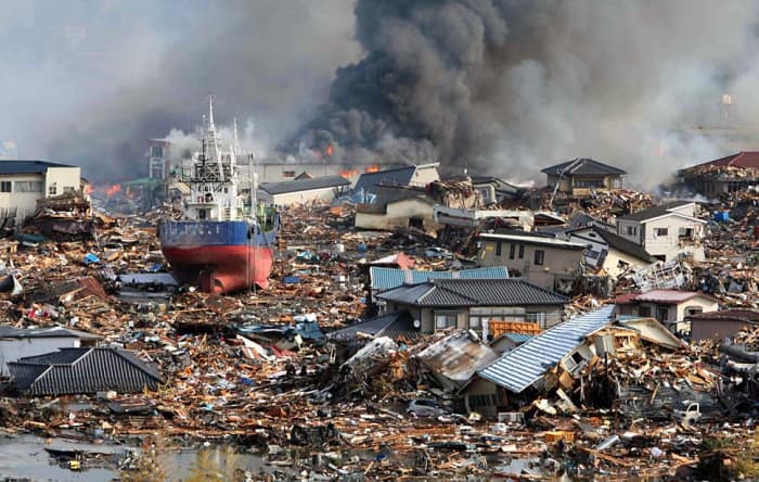 It was complete devastation for as much as six miles inland on the coast closest to the epicenter of the 2011 mega-quake in Japan.