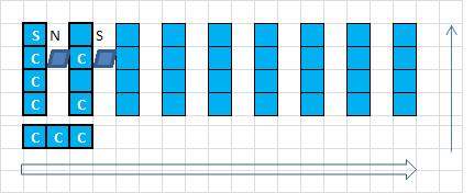Color Company in March By Right Flank (similar logic for March By Left Flank, though the 1's move, not the 2's)