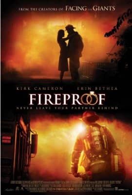 The male lead of the Fireproof movie, Caleb Holt, is a fireman who learns the lesson that "marriage is not fireproof".