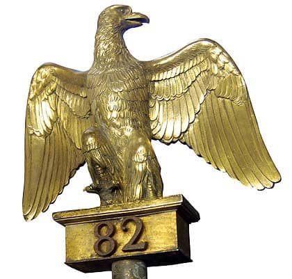 “You don’t give up your colours easily – that’s why there are only six of these Eagle Standards in captivity. "