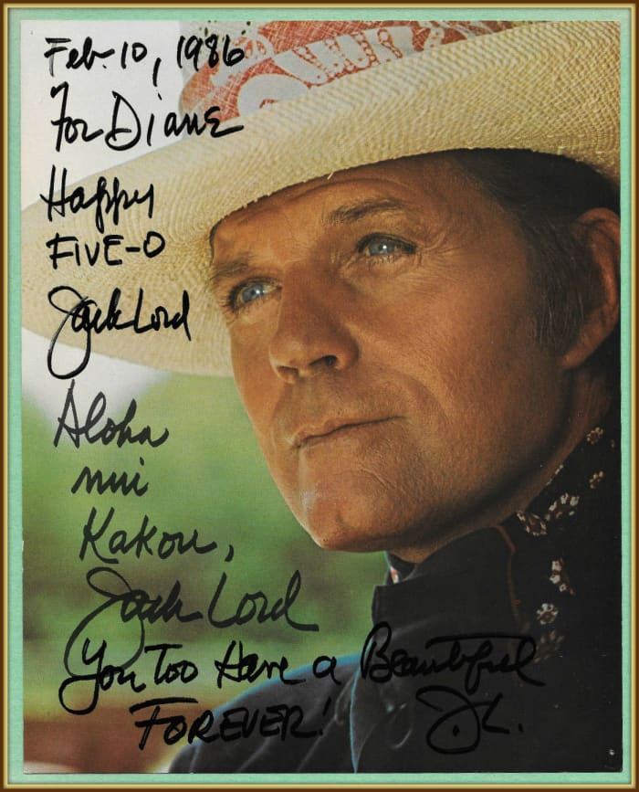 Jack Lord had an amazing television series called, "Hawaii Five-O", from 1968-1980. Jack really loved his fans. He would not go into Politics because he did not want to lose any of his fans.