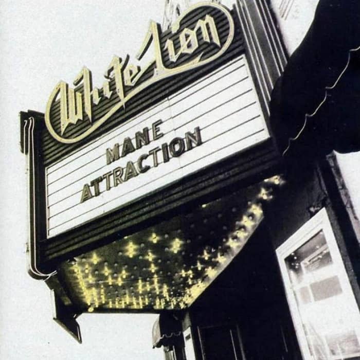 The photo shows the picture of a theater and this symbolizes that White Lion was the main attraction.