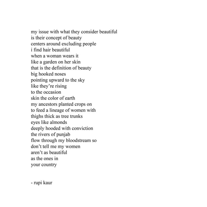 Precious Poems and Quotes About Women Written by Rupi Kaur - HubPages