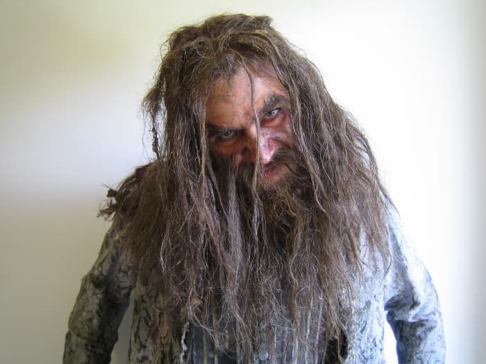 Monsters are currently common beasts portrayed in the entertainment industry. This type of mask and costuming is popular for Halloween.