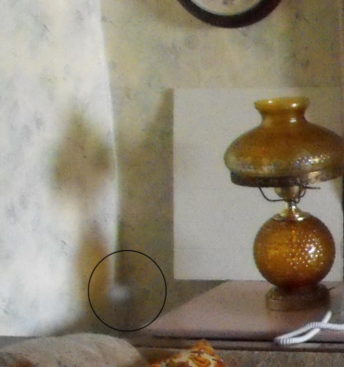 Same dust particle taken from another angle..not deliberately...the "orb" was noticed much later!