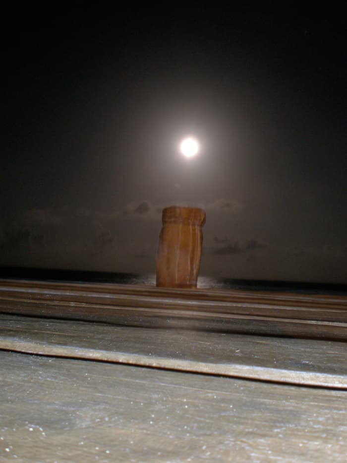 Cultivate a quiet place and time to practice stillness, like this stanchion on the beachfront yoga palapa at Ceiba del Mar Resort in Mexico.