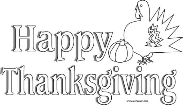 Printable Thanksgiving Coloring Pages - HubPages