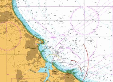 The approaches to Tees Bay and the River Tees for large vessels are monitored by the pilots. They board the vessels in the bay, and guide them into the river to the allocated anchorages.
