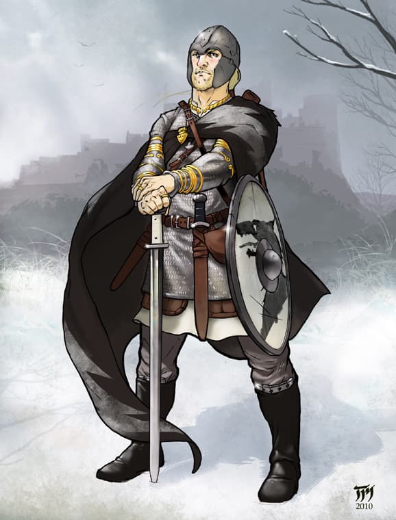 Contrary to popular belief the Jutes, earliest Germanic migrants were invited by a council of southern Celtic elders they knew as the 'Vortigern', or leaders, to 'police' them as the Rus were later asked by the eastern Slavs