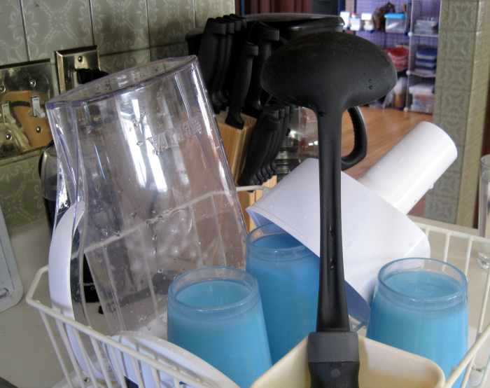If you use a Brita filter, clean it when you change the filter to keep your water as fresh as possible.