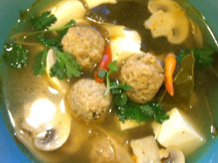 Tom Yum Soup with Meatballs and Tofu HubPages