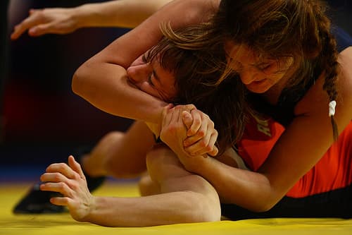 Wrestling : 2008 Senior Female Wrestling World Championships at 1st Yoyogi Gymnasium on October 13, 2008 in Tokyo, Japan.