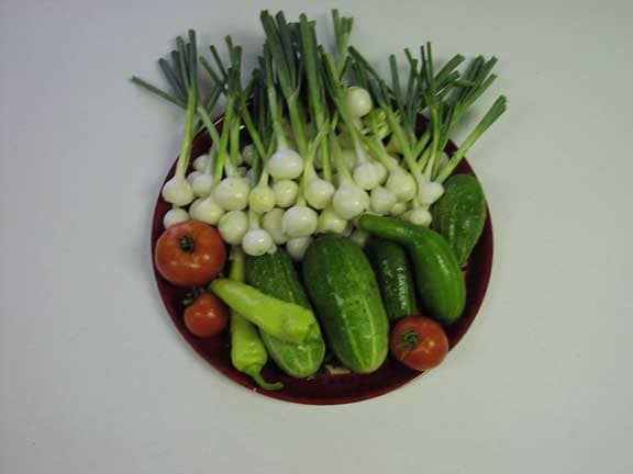 You can slice these vegetables in a variety of ways to create a beautiful garnish to enhance food presentation