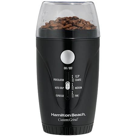 •Hands-Free - Press Button and Let Go •Auto Shutoff •Fineness Control •Rich and Robust Flavor •Retractable Cord