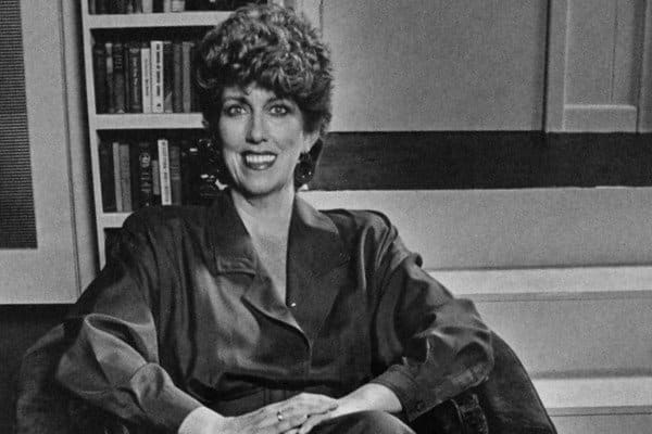Marcia Wallace on the set of The Odd Couple stage play in 1985 which Neil Simon adapted to a female version. Marcia starred as Olive Madison.