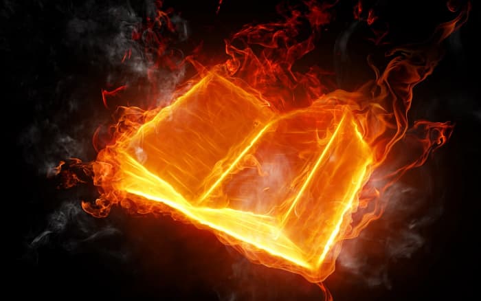 This is an image that comes to mind when powers want to delete history and start the calendar with the start of their era. Books are burned, texts change and photos are changed or enhanced in a bid to rewrite history. The Bible has not been spared.
