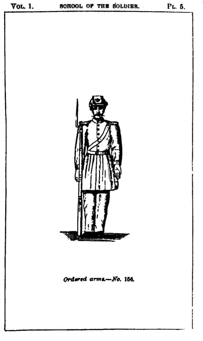 American Civil War Life Union Infantryman Drills 2 Manual of Arms
