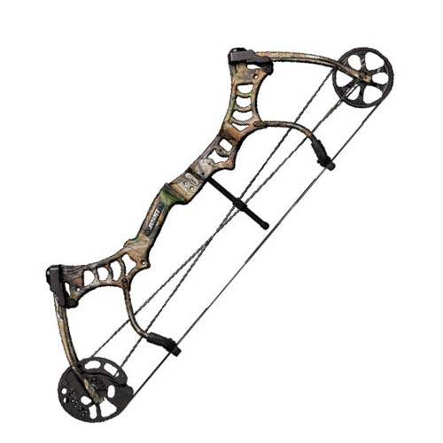 Speed: 318 fps Weight: 4 lbs Brace Height: 7" Axle to Axle: 30.5" Draw Weight: 50 lbs/60 lbs/70 lbs Draw Length: 26" - 31" Let-Off: 80% Color: Realtree Camo