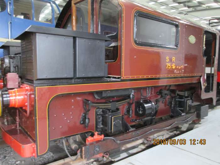 Or maybe have a go at building a locomotive rarely seen above ground? This is a Waterloo & City (Underground) Railway electric locomotive on view at 'Locomotion', Shildon. There is a growing trend here, to portray the London Underground system