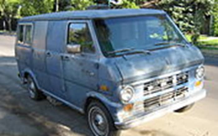 A van similar to the one Bonin drove to commit dozens of murders in California during the 1970-1980s.