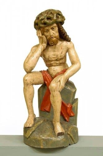 Photo: Christ in Distress, Pomerania, early 16th century, wood with paint; from the study collection of The National Museum in Warsaw