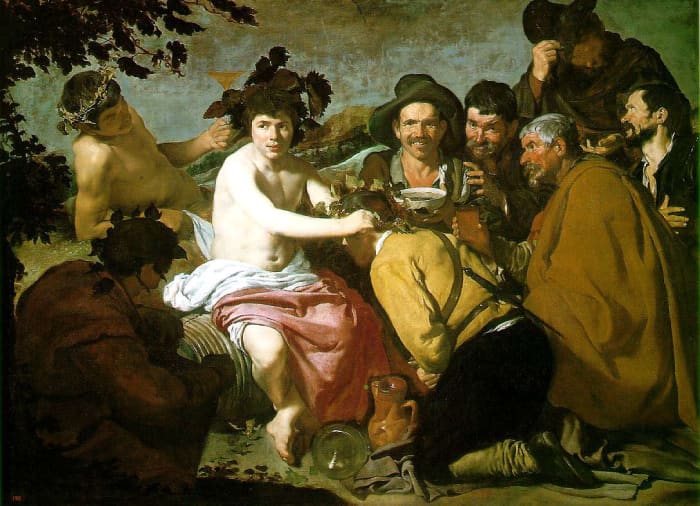 The Feast of Bacchus, 1629 by Velazquez