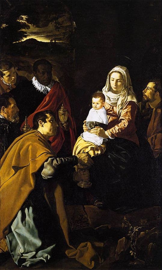 The Epiphany or The Adoration of the Magi - 1619 by Velazquez in the Prado Museum