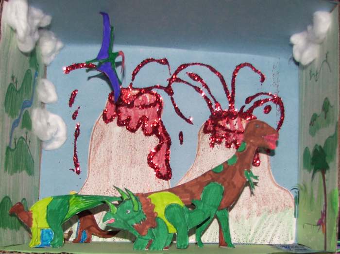 This diorama was created by my oldest daughter who is 26 years old and claims to have no artistic talent.