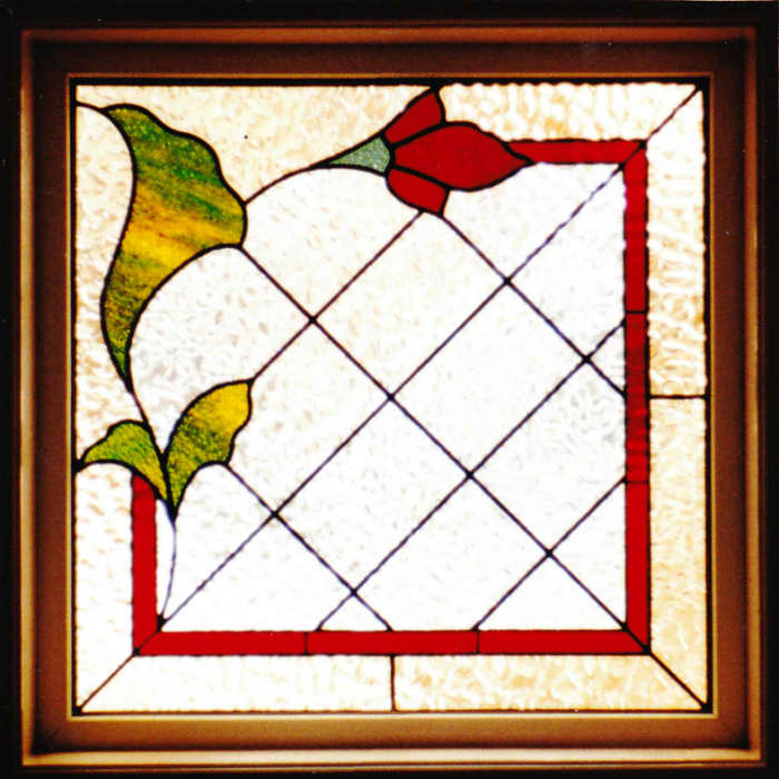 This photo should be rotated so that the diagonal line that runs all the way through is vertical - like a diamond. This design lends itself to a very nice mirror.